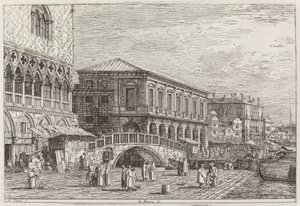 Ja Preson. V. [vasemmalla alhaalla] tekijältä Canaletto