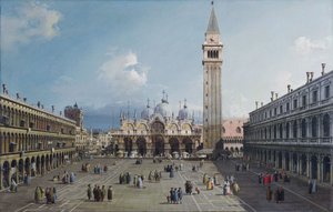 Pyhän Markuksen aukio tekijältä Canaletto