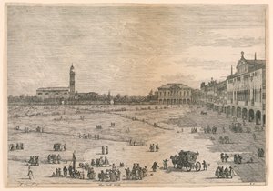 Prà della Valle (Prato della Valle, Padova), Muualta otettuja näkymiä muista paikoista tekijältä Canaletto