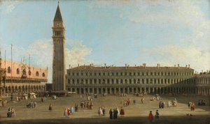 San Marcon aukio, Venetsia tekijältä Canaletto