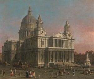 Pyhän Paulin katedraali tekijältä Canaletto