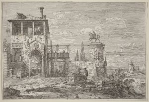 Ratsastajapatsas tekijältä Canaletto
