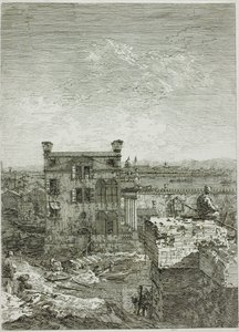 House with the Peristyle, Vedute tekijältä Canaletto