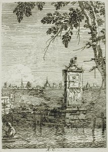 Pieni monumentti, Vedute tekijältä Canaletto
