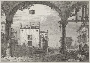 Lyhtypylväikkö tekijältä Canaletto