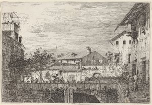 Terassi, c. 17351746. tekijältä Canaletto