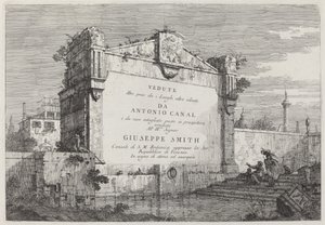 Nimikilpi, c. 17351746. tekijältä Canaletto