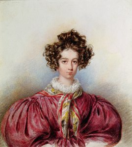 George Sandin (1804-76) muotokuva 1830 (pastelli paperille)