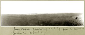 ANZAC-divisioona keskittyi Aslujiin ennen hyökkäämistä Beershebaan 20. lokakuuta 1917 tekijältä Capt. Arthur Rhodes