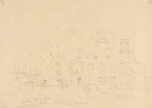Barton Farm House, East Cowes, Isle of Wight, toukokuu 1833 tekijältä Capt. Thomas Hastings