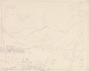 Crummock Water, elokuu 1835 tekijältä Capt. Thomas Hastings