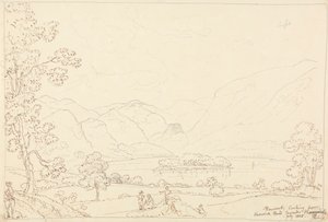 Derwent Katsellaan Borrowdaleen, heinäkuu 1835 tekijältä Capt. Thomas Hastings