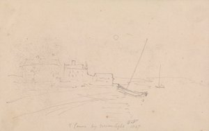 East Cowes by Moonlight, syyskuu 1827 tekijältä Capt. Thomas Hastings
