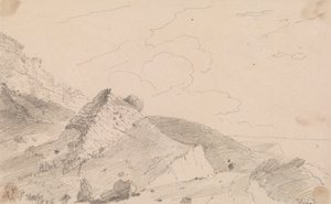 Lähellä Blackgang Chineä, Isle of Wight tekijältä Capt. Thomas Hastings