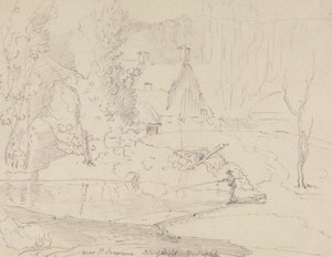 Lähellä Saint Lawrencea, Isle of Wight, joulukuu 1826 tekijältä Capt. Thomas Hastings