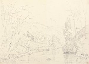 Rydalin mökki sillalta, 8. helmikuuta 1836 tekijältä Capt. Thomas Hastings
