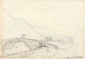 The Bowder Stone, Jaws of Borrowdale, lauantai 27. kesäkuuta 1835 tekijältä Capt. Thomas Hastings
