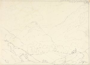 The Jaws of Borrowdale, lauantai 27. kesäkuuta 1835 tekijältä Capt. Thomas Hastings