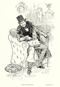 Dickensin hahmo: Jonas Chuzzlewit (litho) tekijältä Captain Edward Henry Handley Read