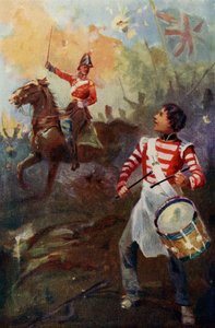 "Jatkakaa", sanoi päällikkö. "En unohda sitä", etukappale Walter Woodin "Grant the Grenadier" -kirjasta, julkaissut Routledge, n. 1912 tekijältä Captain Edward Henry Handley Read