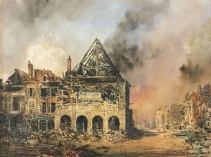 Peronne, ca. 1914-18 von Captain Edward Henry Handley-Read