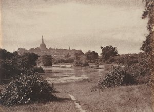 Rangoon. Näkymä Lähellä järveä
