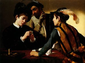 Cardsharps tekijältä Michelangelo Merisi Caravaggio