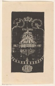 Ex libris D. Cheap tekijältä Carel Adolph Lion Cachet
