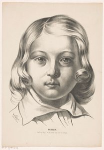 Pojan pää Pictura (sarjan nimi esineessä) tekijältä Carel Christiaan Antony Last