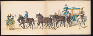 Leidenin opiskelijoiden naamiaiset, 1850 (taulu 8) Frederik Hendrikin intogt Hertogenboschissa vuonna 1629: H.H. Vuoden 1850 Leydsche Hoogeschool den XI Junij -koulun opiskelijat (sarjan nimi esineessä) tekijältä Carel Christiaan Antony Last