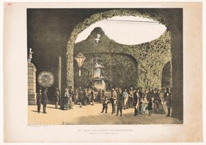 Hall Frascatissa Amsterdamissa 1855 Frascati-halli Amsterdamissa vuoden 1855 messujen aikana (nimi esineessä)