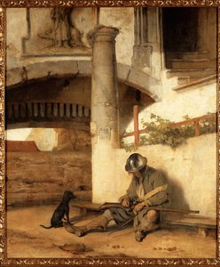 Nukkuva vartija tekijältä Carel Fabritius