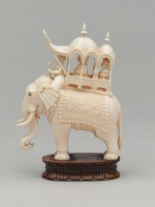 Musta kuningas, shakkinappula, Intia, 1820 noin tekijältä Carel Jacobus Behr