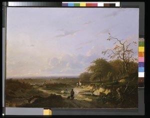 Maisema, noin 1655 (öljy paneelilla) tekijältä Carel de Cauwer