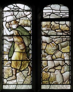 Over Wyresdale, Christ Church, Shrigley & Hunt (1873-1982), Carl Almquist, The Shepherds Church, Paimennus, Lampaat, 18 tekijältä Carl Almquist
