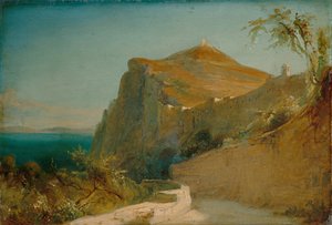 Tiberiuksen kallio, Capri tekijältä Carl Blechen