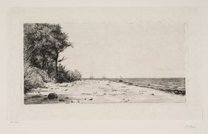 Seelannin pohjoisrannikolta. Hornbækin istutus tekijältä Carl Bloch
