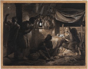 Paimenten palvonta tekijältä Carl Bloch