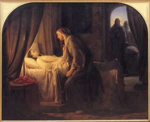 Jairiuksen tytär tekijältä Carl Bloch
