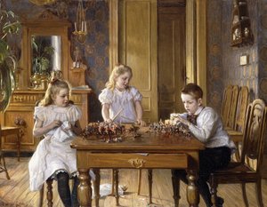 Taistelu, 1900 tekijältä Carl Christian Ferdinand Wentorf