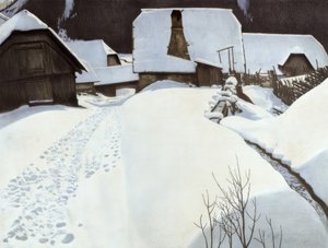 Talvella maalaistalo tekijältä Carl Ederer