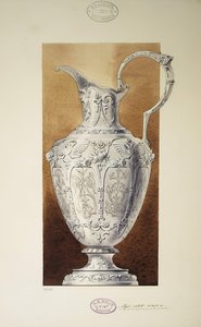 Ewerin suunnittelu. Sarja Suurprinsessa Maria Pavlovnan myötäjäiset, 1907-1908