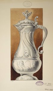 Viinikannun suunnittelu. Sarja Suurprinsessa Maria Pavlovnan myötäjäiset, 1907-1908