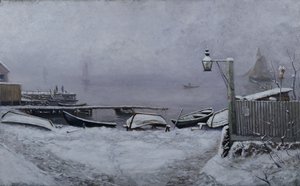 Joulukuun päivä Drøbakin lähellä