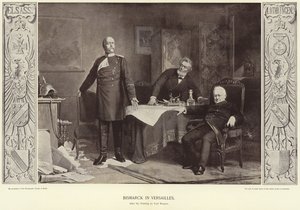 Bismarck Versaillesissa tekijältä Carl Ernst Ludwig Wagner