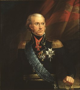 Kaarle XIII, roi de Suede - Muotokuva Ruotsin kuninkaan Kaarle XIII:sta (1748-1818), kirjoittanut Breda, Carl Frederik von (1759-1818). Öljy kankaalle. Mitat: 89 x 78 cm. Tukholman kansallismuseo