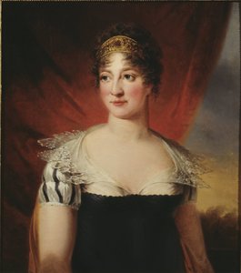 Hedwige Elisabeth Charlotte de Schleswig Holstein Gottorp, mokkanahkapuoliso - Hedvig Elisabeth Charlotte of Holstein-Gottorp (1759-1818), Ruotsin kuningatar, kirjoittanut Breda, Carl Frederik von (1759-1818). Öljy kankaalle