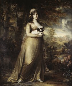 Oopperalaulaja Teresa Vandonin muotokuva, Breda, Carl Frederik von (1759-1818). Öljy kankaalle