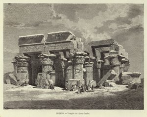 Egypti - Kom Ombon temppeli tekijältä Carl Friedrich Heinrich Werner