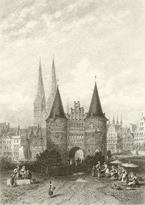 Holsteinin portti, Lyypekki tekijältä Carl Friedrich Heinrich Werner